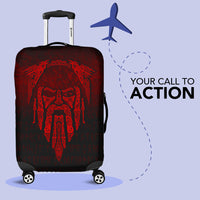 Viking Luggage Covers - Eye of Odin - Red Version Luggage Covers RLT12 - Wonder Print Shop