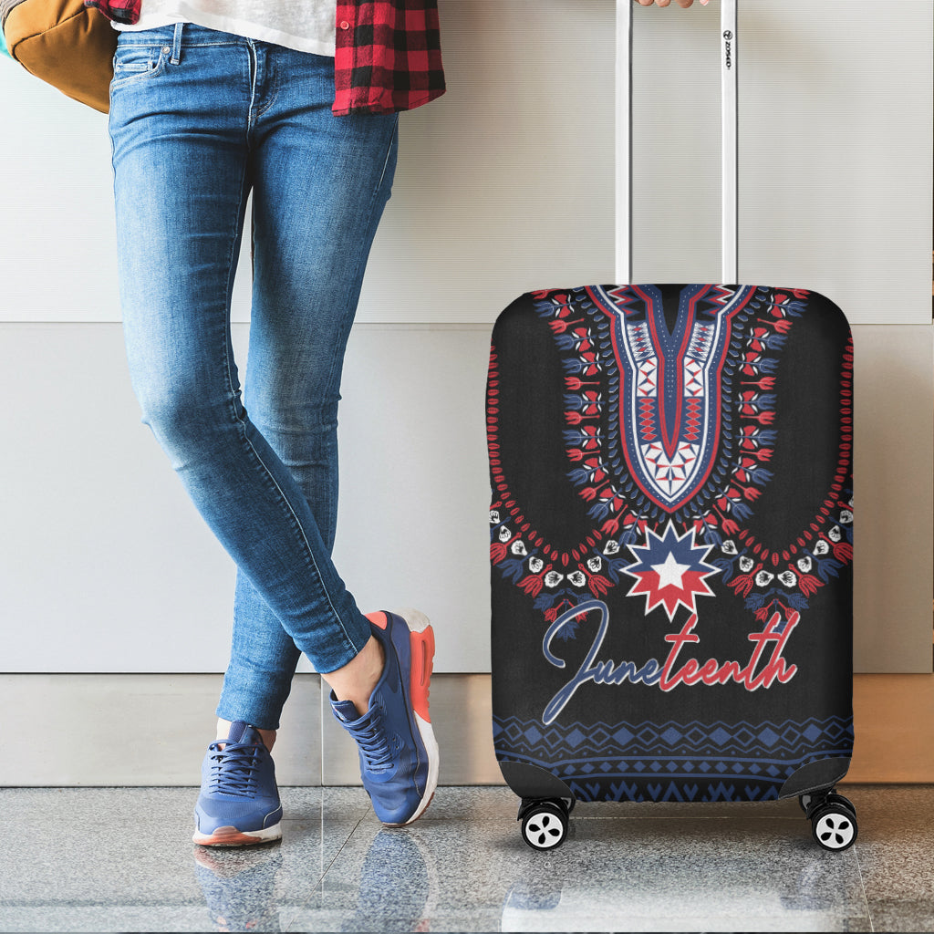 Juneteenth Dashiki Luggage Cover Freedom United - Wonder Print Shop