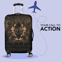 Viking Luggage Covers - Nordic Warrior Valhalla Norse - Gold Version Luggage Covers RLT12 - Wonder Print Shop