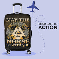 Viking Luggage Covers - May The Norse Be With You Viking - Gold Version Luggage Covers RLT12 - Wonder Print Shop