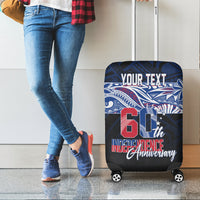 Samoa Personalised Luggage Cover 60th Independence Anniversary - Wonder Print Shop