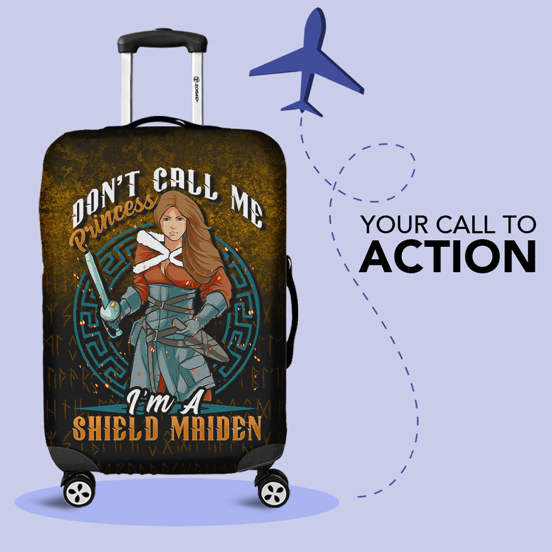 Viking Luggage Covers - Im A Shield Maiden Luggage Covers RLT12 - Wonder Print Shop
