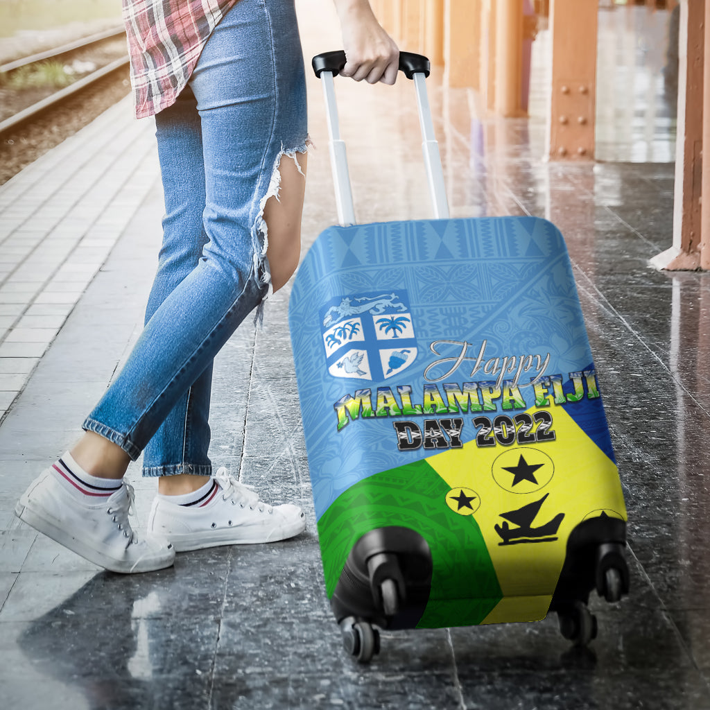 Malampa Fiji Day Luggage Cover Mix Tapa Style - Wonder Print Shop
