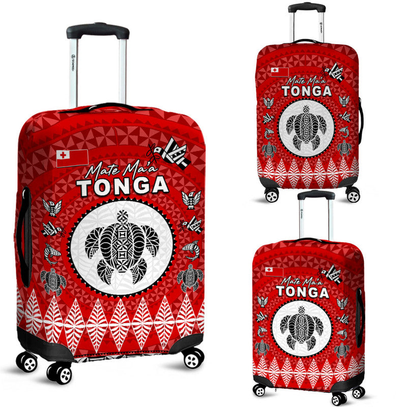 Mate Ma'a Tonga Ngatu Fonu Rugby Luggage Cover LT6 - Wonder Print Shop