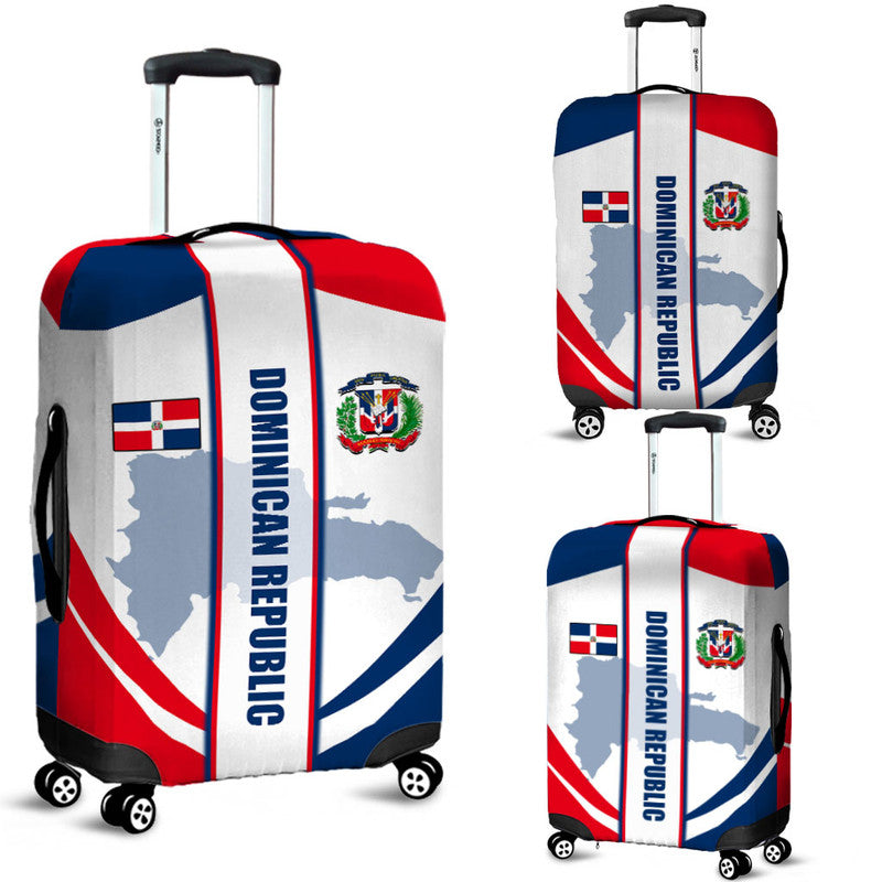 Dominican Republic Luggage Cover Simple Vibe LT6 - Wonder Print Shop