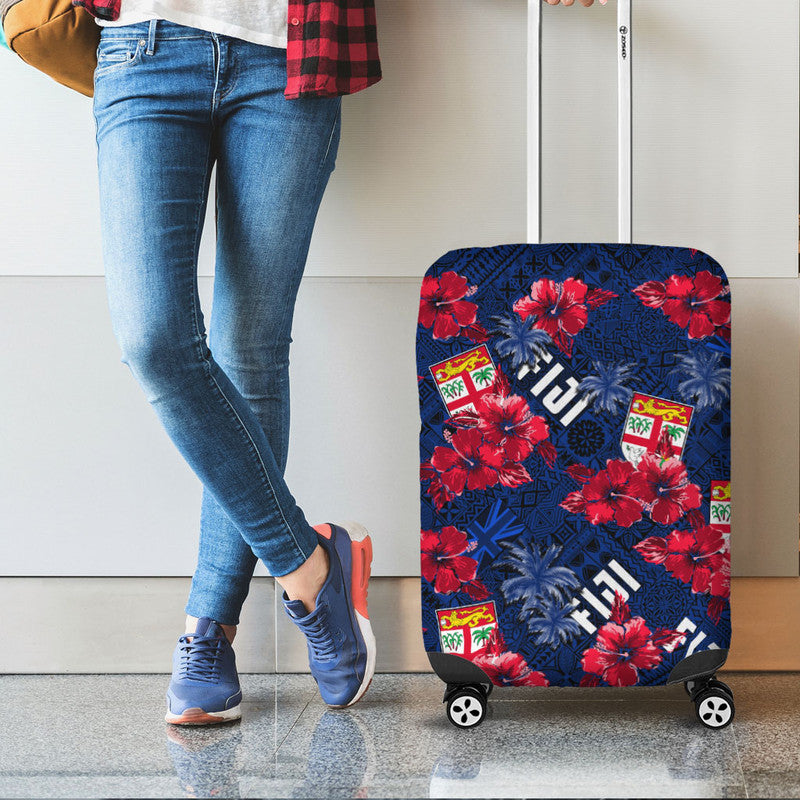 Fiji Hibiscus Luggage Cover Hawaii Style No.2 LT6 - Wonder Print Shop