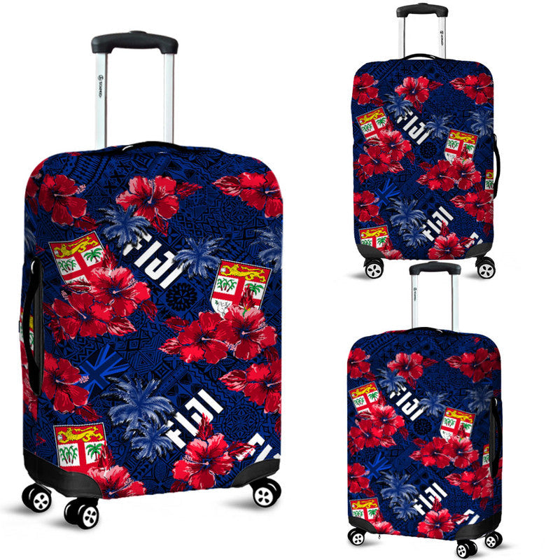 Fiji Hibiscus Luggage Cover Hawaii Style No.2 LT6 - Wonder Print Shop