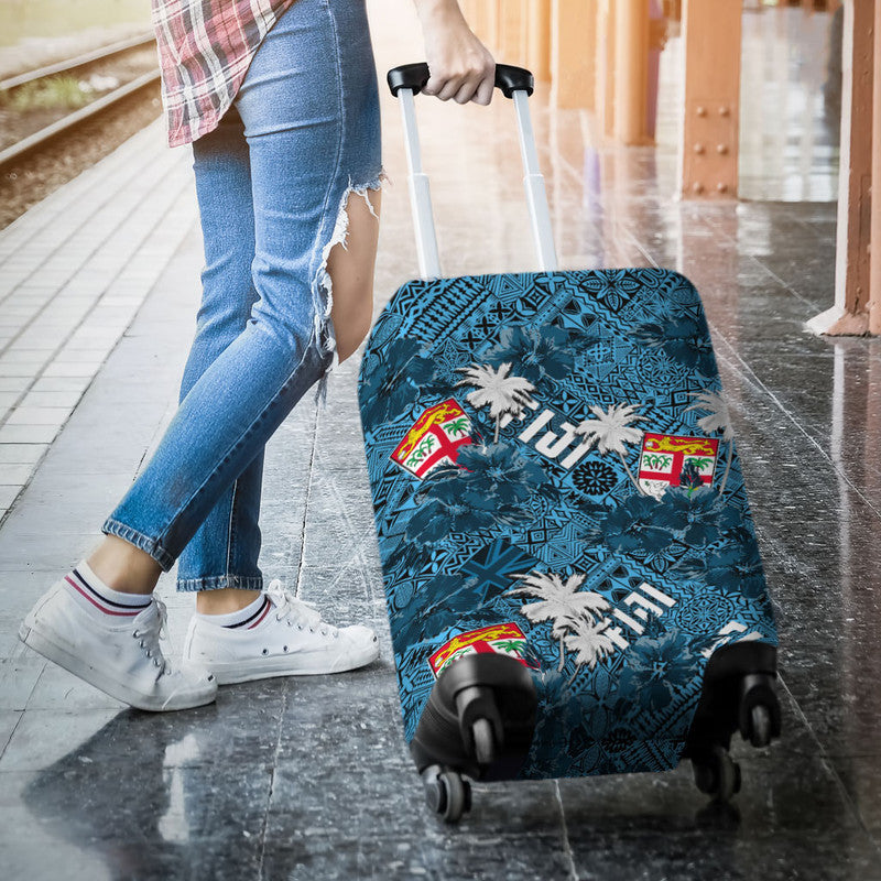 Fiji Hibiscus Luggage Cover Hawaii Style No.1 LT6 - Wonder Print Shop