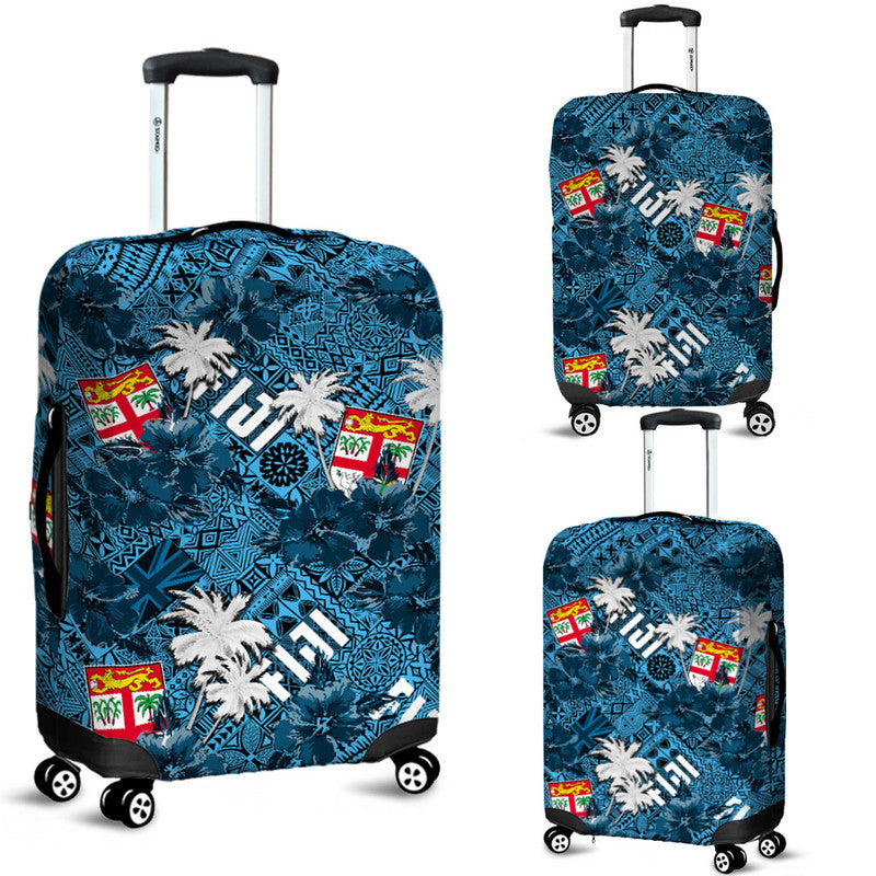 Fiji Hibiscus Luggage Cover Hawaii Style No.1 LT6 - Wonder Print Shop