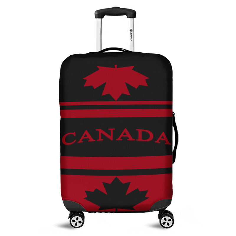 Canada Hockey Luggage Cover - Maple Leaf No.2 - Wonder Print Shop