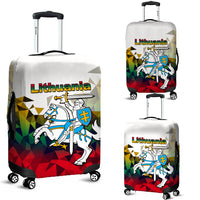 Lithuania Luggage Cover Polygonal Template Style LT6 - Wonder Print Shop