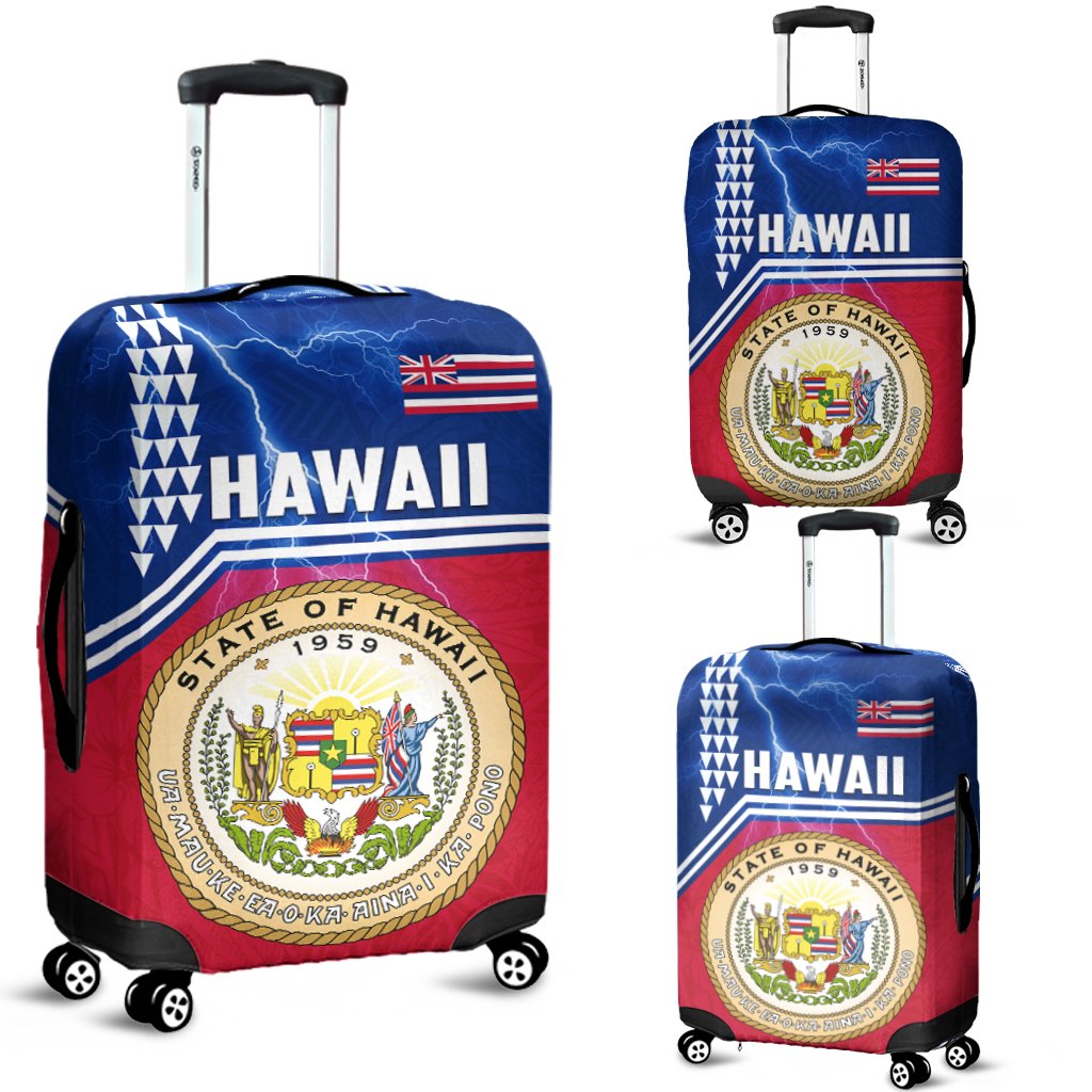 Seal of Hawaii Luggage Covers Kakau Polynesian Thunder Style LT4 - Wonder Print Shop