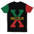 BLM African T Shirt MALCOLM X RYG 1 African T Shirt - Wonder Print Shop