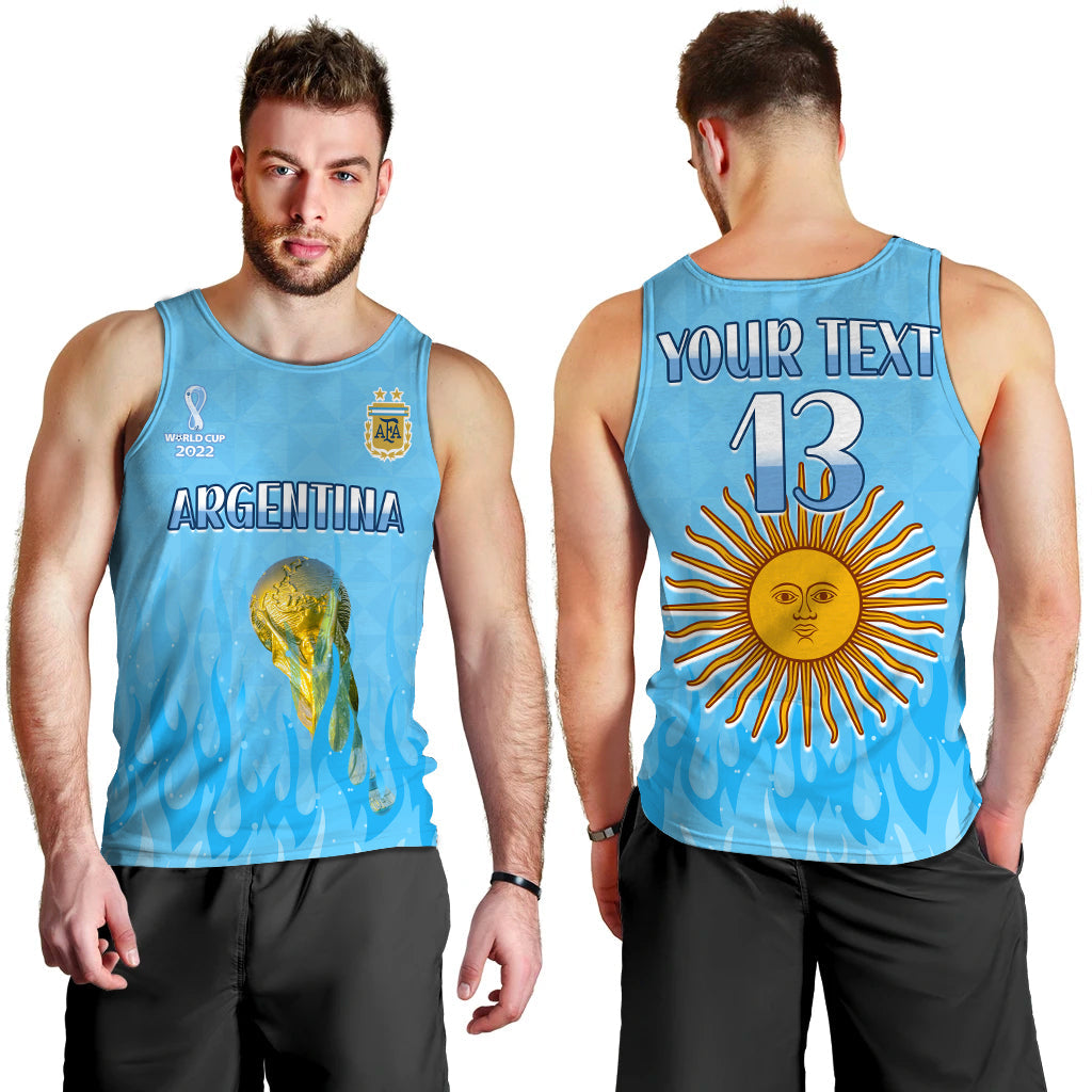 custom-text-and-number-argentina-football-men-tank-top-vamos-sky-champions-world-cup-fire