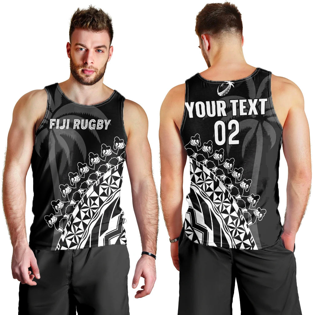 custom-text-and-number-fiji-rugby-men-tank-top-fijian-cibi-dance-tapa-pattern-black