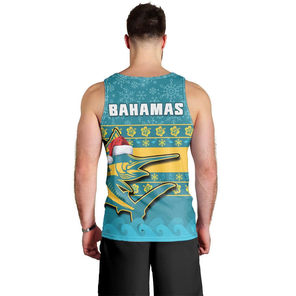 custom-personalised-bahamas-men-tank-top-bahamian-blue-marlin-merry-chirstmas