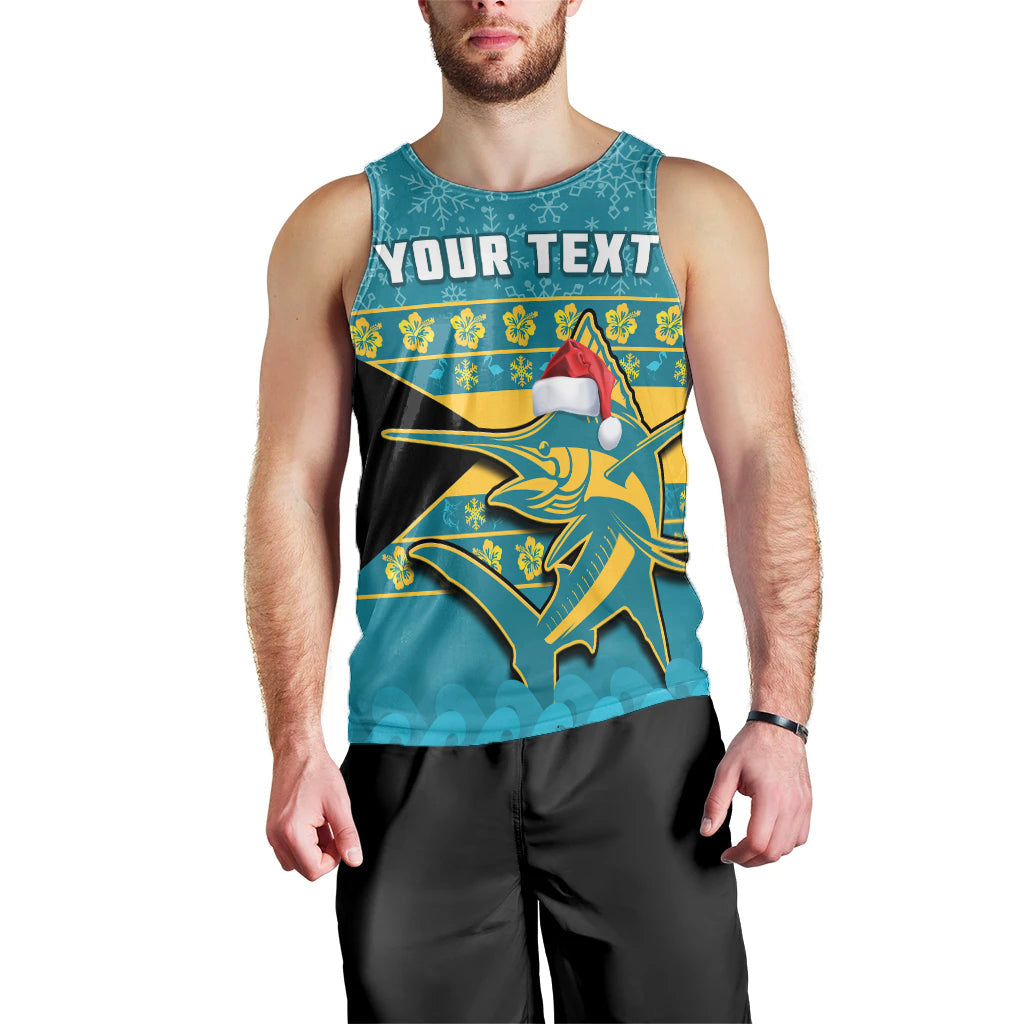 custom-personalised-bahamas-men-tank-top-bahamian-blue-marlin-merry-chirstmas