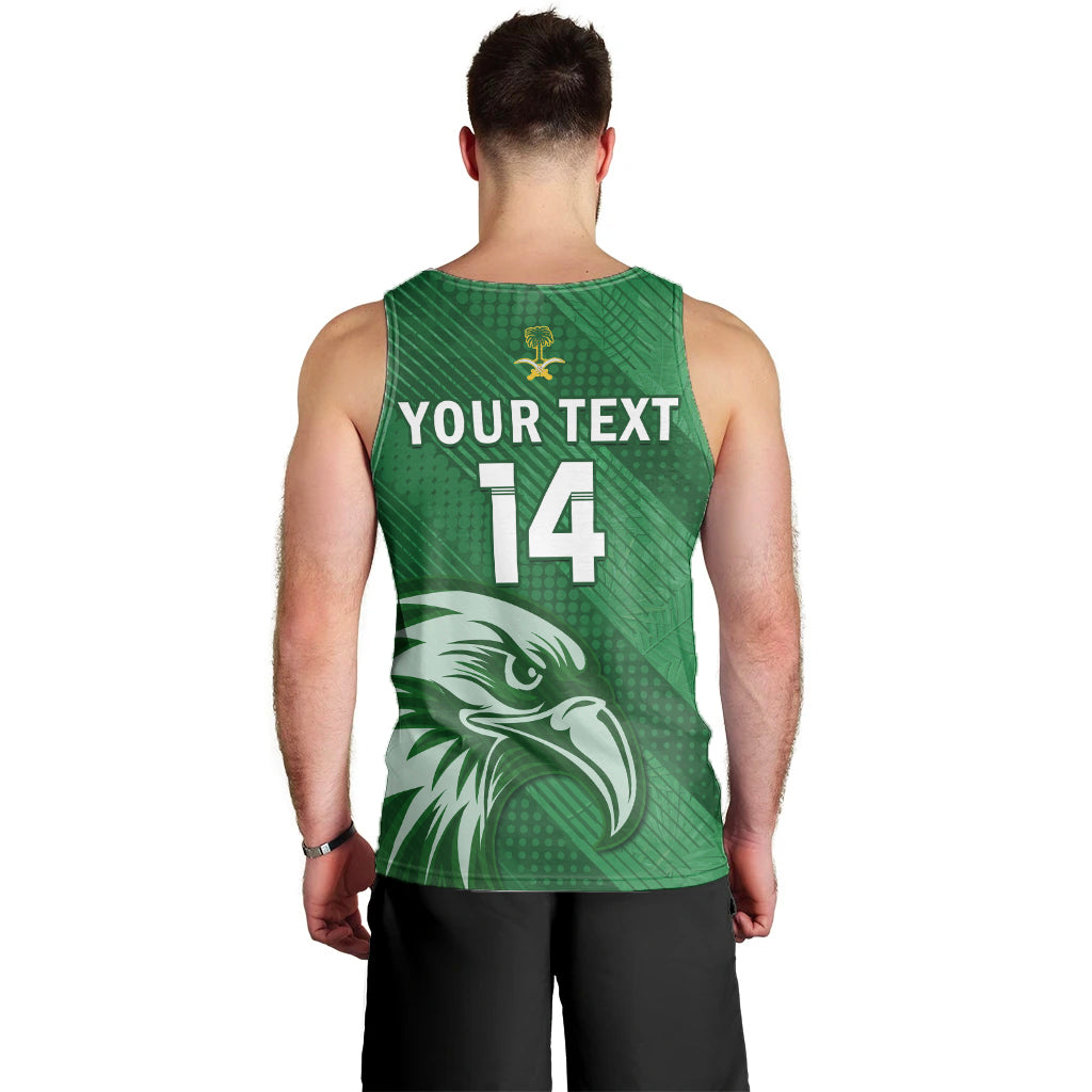 custom-text-and-number-saudi-arabia-football-men-tank-top-green-falcons-world-cup-2022