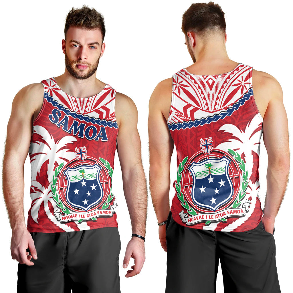 samoa-men-tank-top-samoan-coat-of-arms-with-coconut-red-style