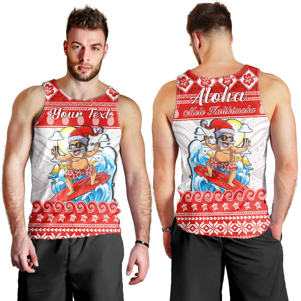 custom-personalised-hawaii-christmas-men-tank-top-surfing-santa-mele-kalikimaka-polynesian