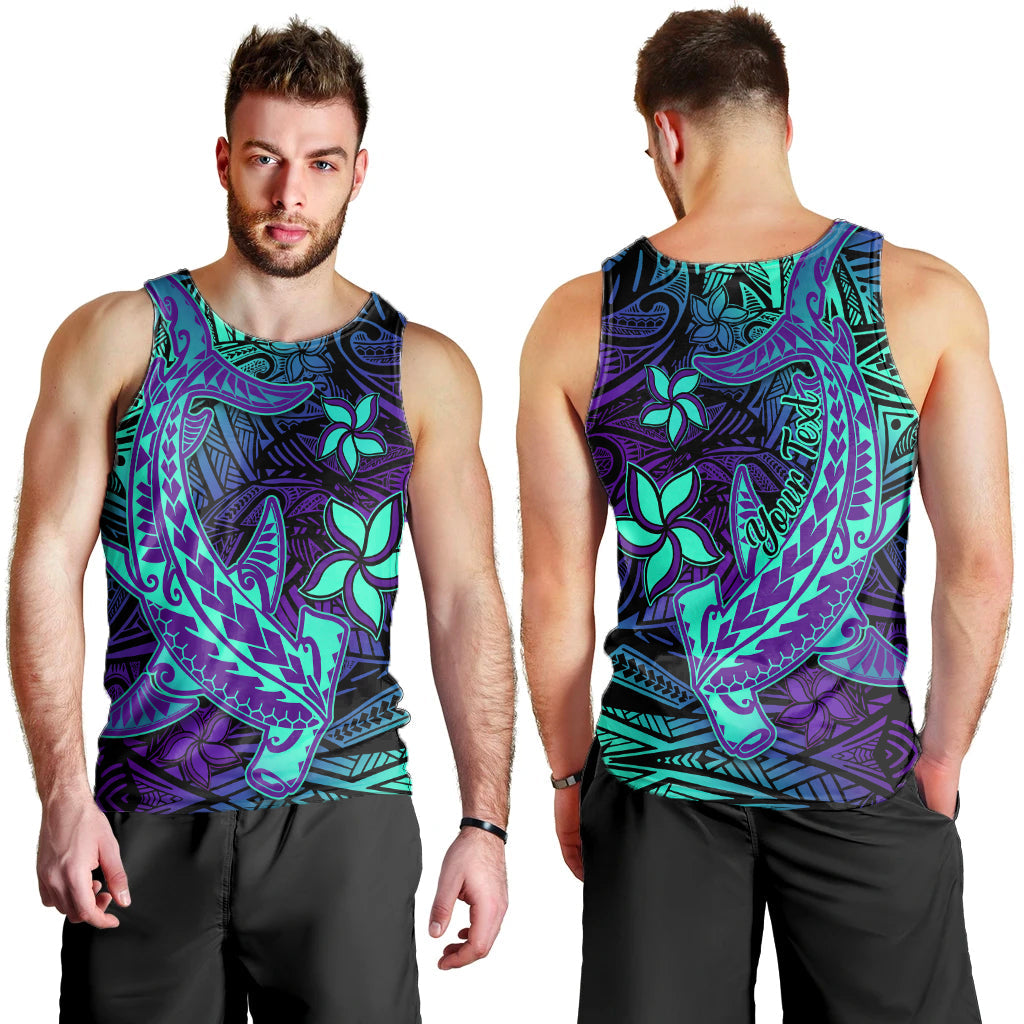 custom-personalised-polynesian-men-tank-top-purple-paradise-hawaiian-tribal-hammerhead-shark