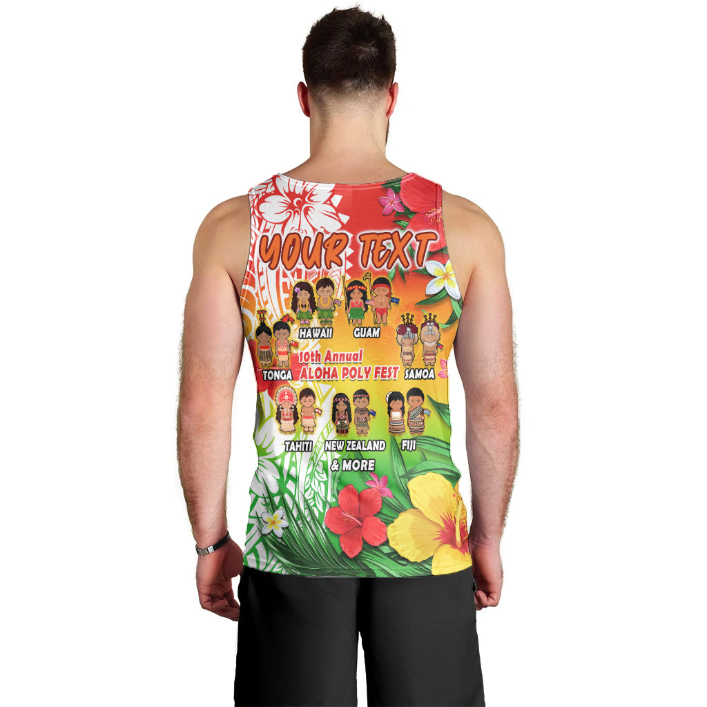 custom-personalised-aloha-poly-fest-men-tank-top-polynesian-pattern-with-tropical-flowers