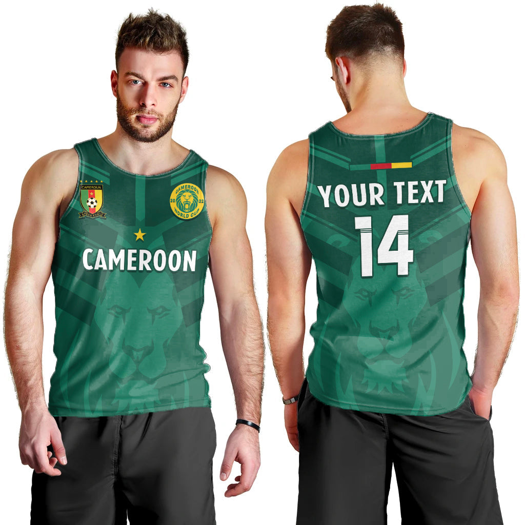 custom-text-and-number-cameroon-football-men-tank-top-les-lions-indomptables-green-world-cup-2022