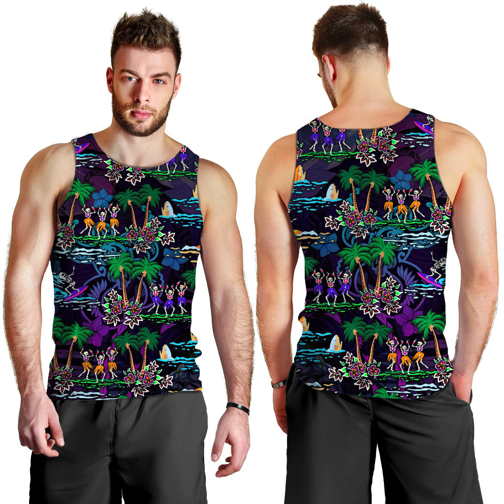 hawaii-skeleton-dancing-men-tank-top-halloween-hawaiian-turtle
