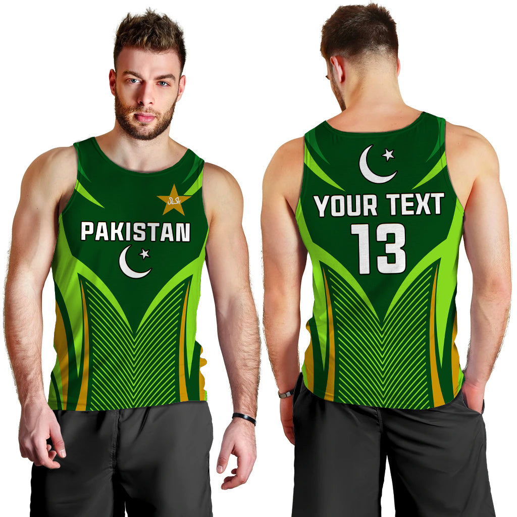 custom-text-and-number-pakistan-cricket-men-tank-top-green-shaheens-champion