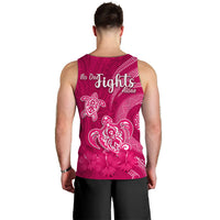 breast-cancer-awareness-men-tank-top-hibiscus-polynesian-no-one-fights-alone