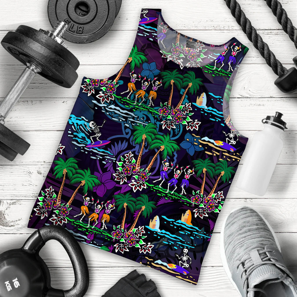 hawaii-skeleton-dancing-men-tank-top-halloween-hawaiian-turtle