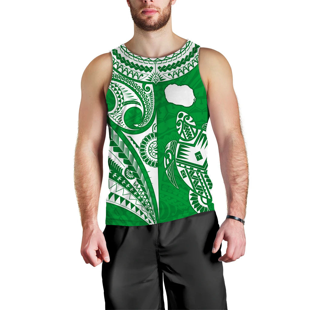 rarotonga-cook-islands-men-tank-top-turtle-and-map-style-green