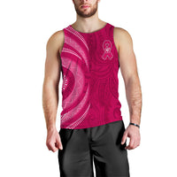 breast-cancer-awareness-men-tank-top-hibiscus-polynesian-no-one-fights-alone
