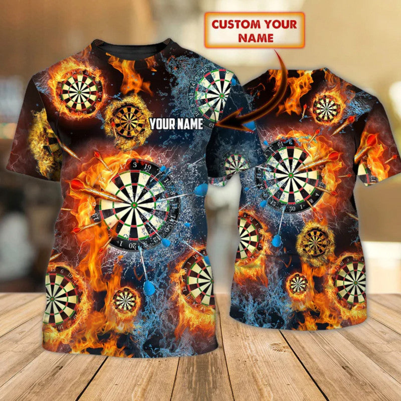 Custom Darts T Shirt Vibe 3D No.1 LT6 - Wonder Print Shop