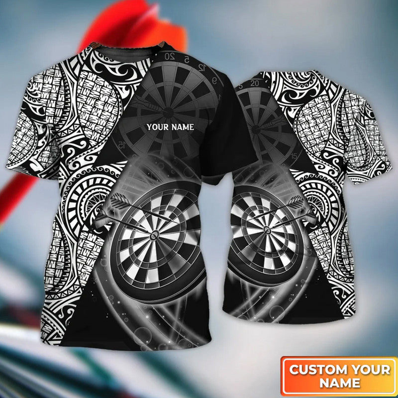 Custom Darts T Shirt Mix Polynesian Patterns LT6 - Wonder Print Shop