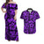 Aloha Hawaii Flowers Summer Matching Hawaiian Shirt And Dress Purple LT6 - Wonder Print Shop