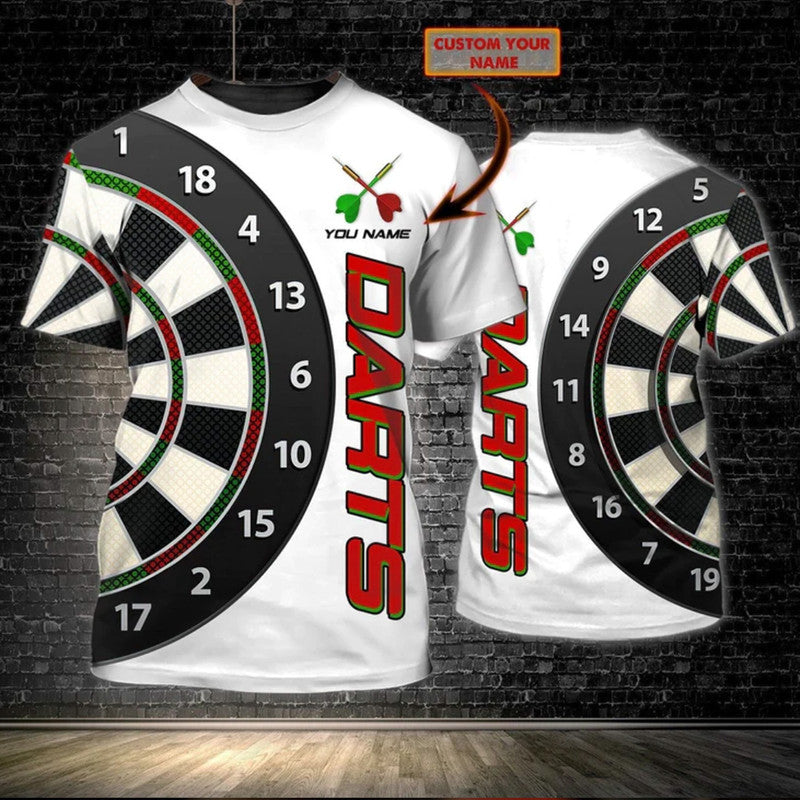 Custom Darts T Shirt Vibe 3D No.9 LT6 - Wonder Print Shop