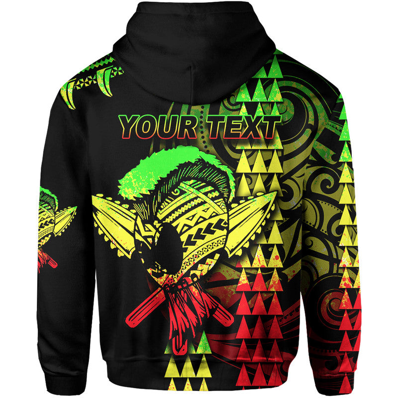 Custom Hawaii Polynesian Warrior Kakau Hoodie Reggage LT6 - Wonder Print Shop