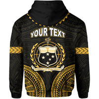 Custom Personalised Samoa Ula Nifo Tribal Hoodie Gold Style LT6 - Wonder Print Shop