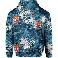 Fiji Hibiscus Hoodie Hawaii Style No.1 LT6 - Wonder Print Shop