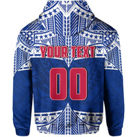 Custom Personalised And Number Toa Samoa Rugby Hoodie Siva Tau LT6 - Wonder Print Shop