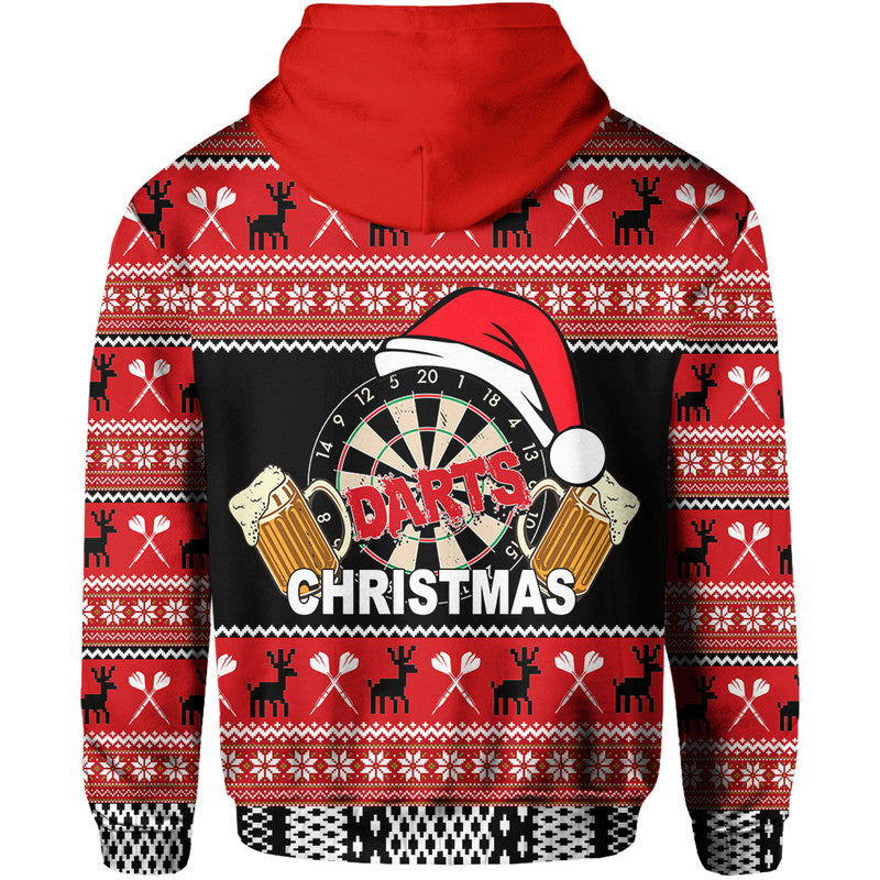 Darts And Beer For Christmas Hoodie No.2 LT6 - Wonder Print Shop