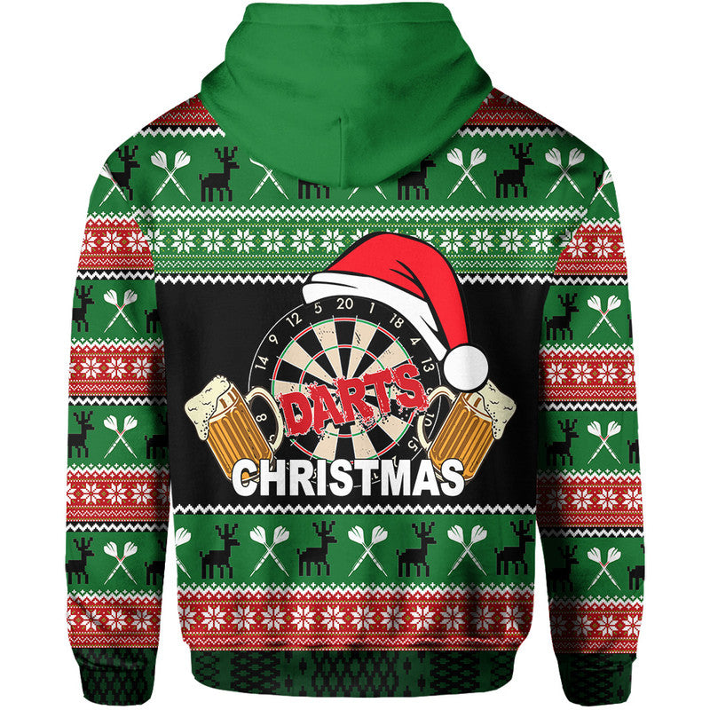 Darts And Beer For Christmas Hoodie No.3 LT6 - Wonder Print Shop