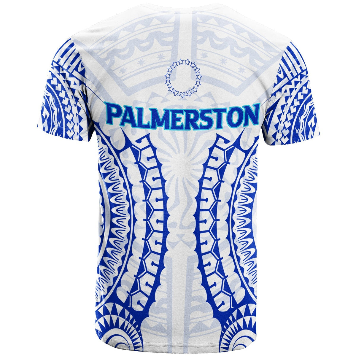 Cook Islands Palmerston T Shirt Tribal Pattern LT12 - Wonder Print Shop