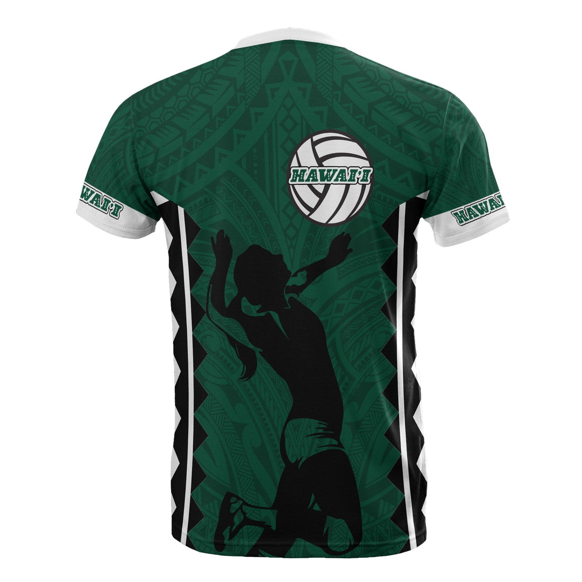 Hawaii T Shirt Hawaii WoMens Volleyball Team Supporter Polynesian Tattoo - Wonder Print Shop