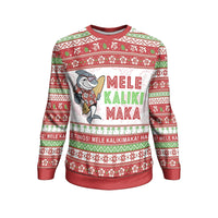 Hawaii Ugly Christmas Sweatshirt - Shark Version - Wonder Print Shop