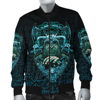 Viking Bomber Jacket Odin With Fenrir RLT12 - Wonder Print Shop