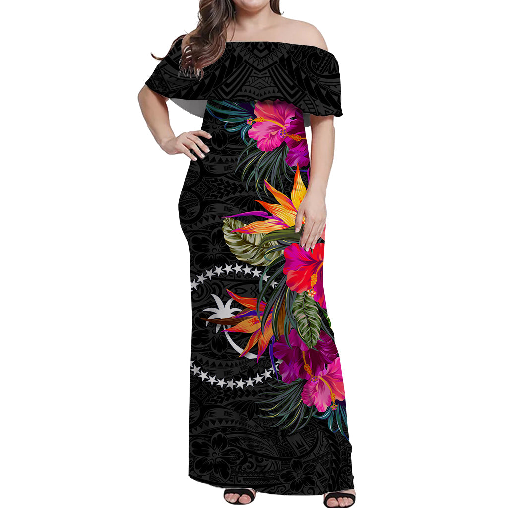 Chuuk Hibiscus Polynesian Tribal Matching Hawaiian Shirt And Dress - LT12 - Wonder Print Shop