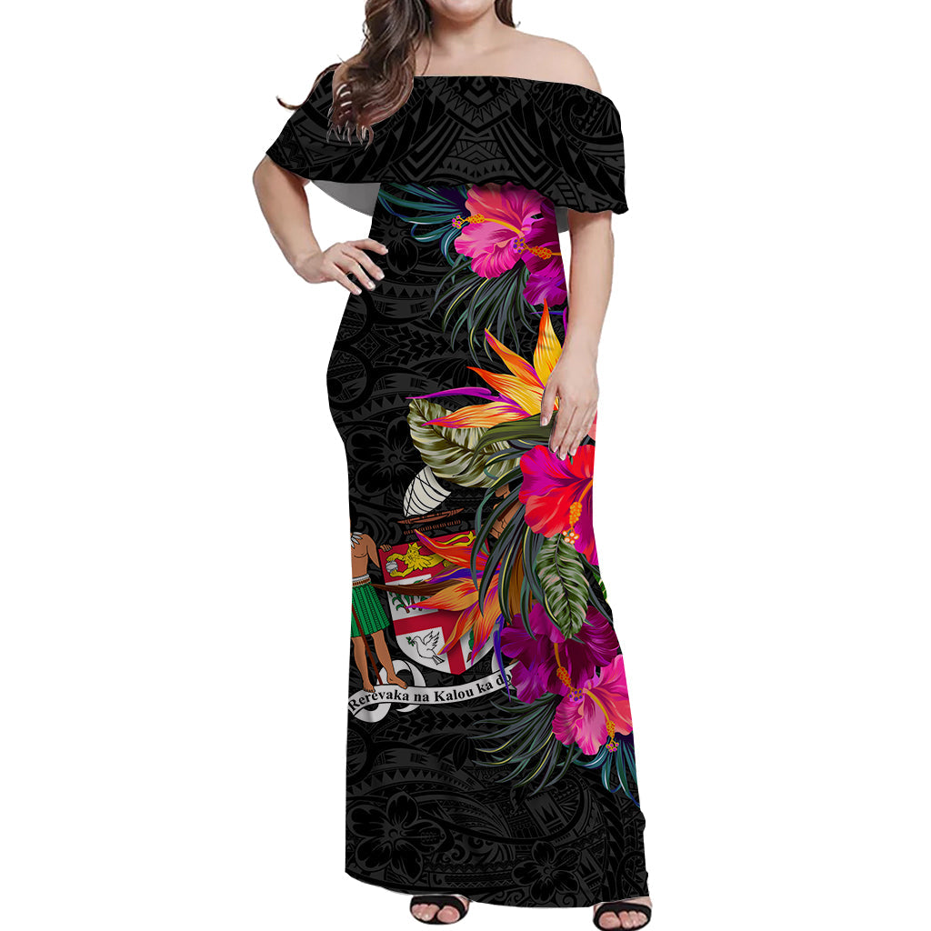Fiji Hibiscus Polynesian Tribal Matching Hawaiian Shirt And Dress - LT12 - Wonder Print Shop