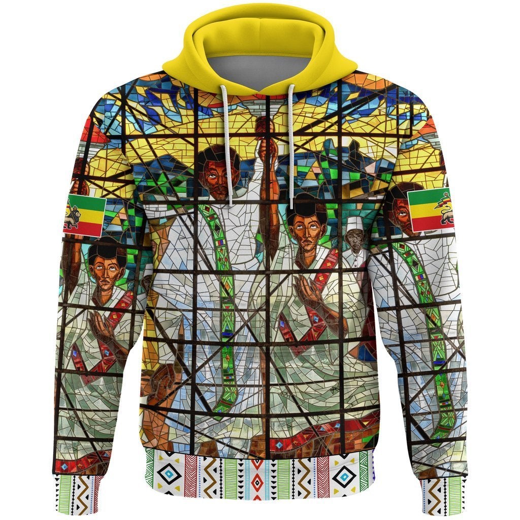 Ethiopia Hoodie, Ethiopian Orthodox Flag 3 - Wonder Print Shop